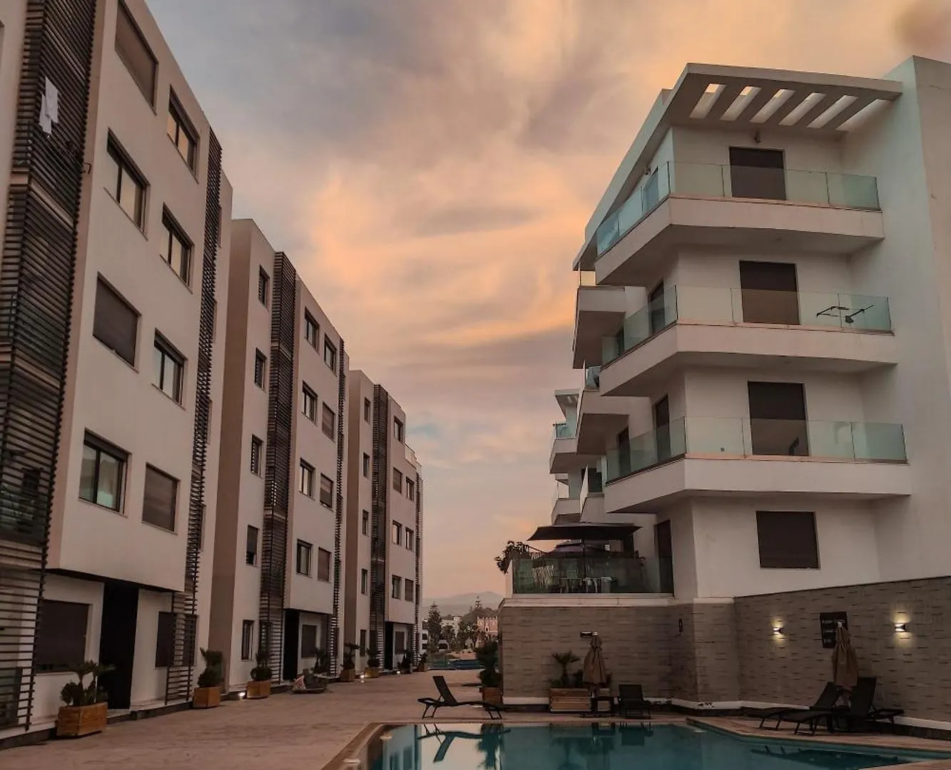 2Br Agadir Apartment With Pool And Netflix 0*,  Maroko